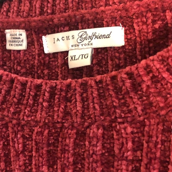 JACH’S Girlfriend Soft Fleece Ribbed Sweater Christmas Holiday Sweater - Picture 4 of 4